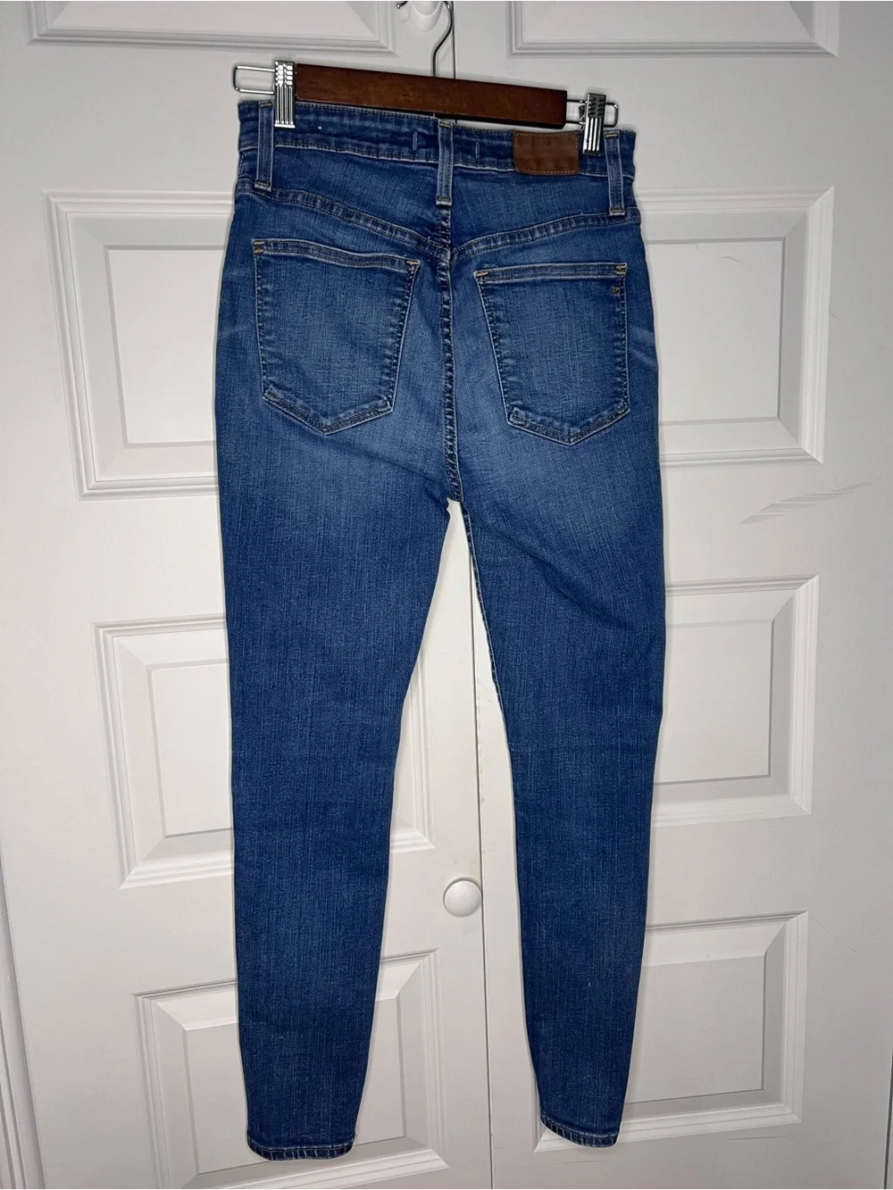 Madewell Curvy High Rise Skinny Jeans Women’s 28 Medium Wash Stretch